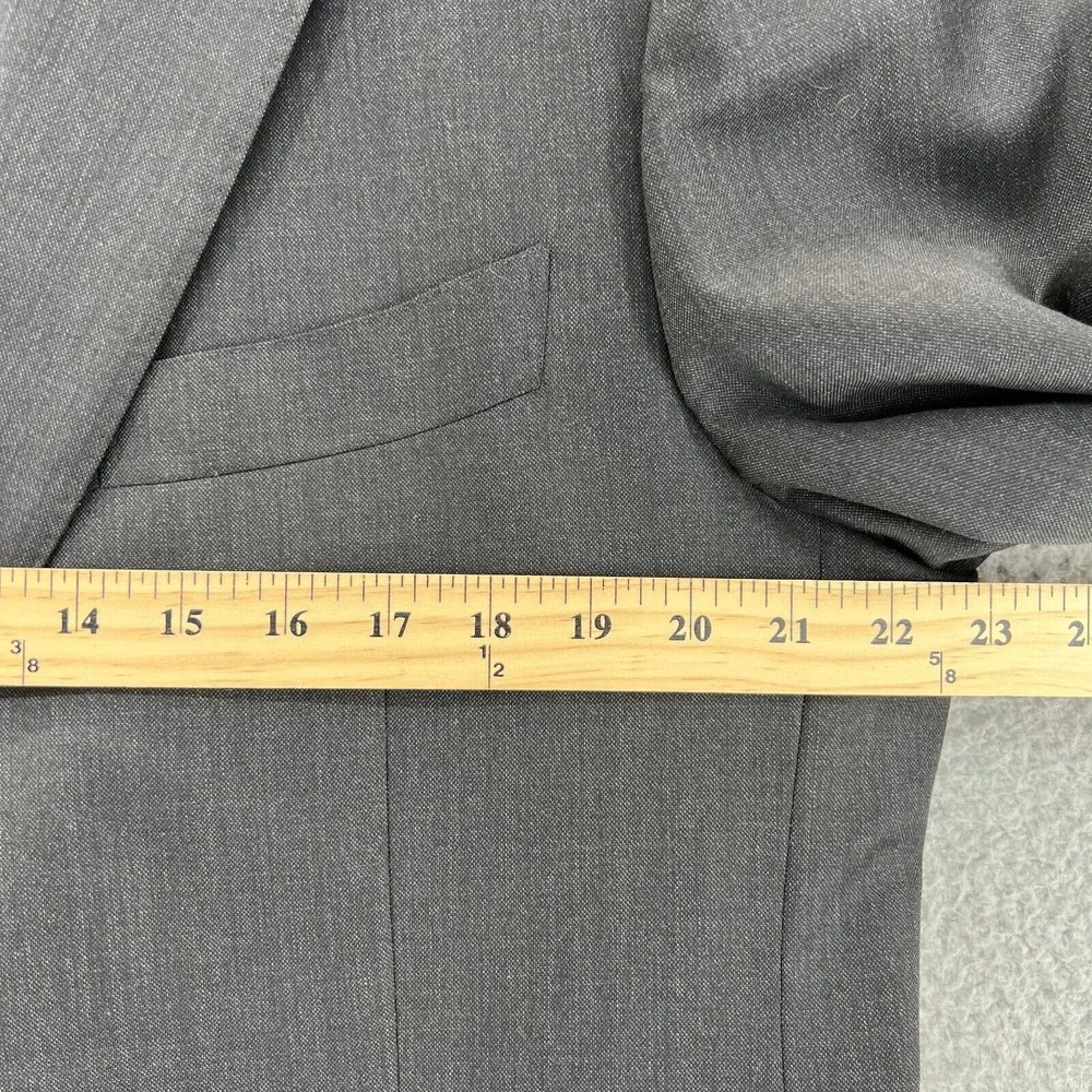 SUITSUPPLY Napoli‎ Men 46 S Blazer Pure Wool Super 110's Dark Grey Lined